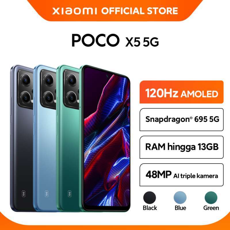 Jual Poco Official Poco X5 5g (6gb/128gb) | (8gb/256gb) Snapdragon 695 ...