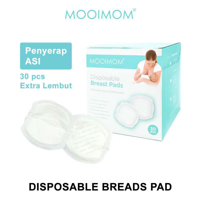 Jual MOOIMOM DISPOSABLE BREAST PADS PENYERAP ASIP SEKALI BUANG