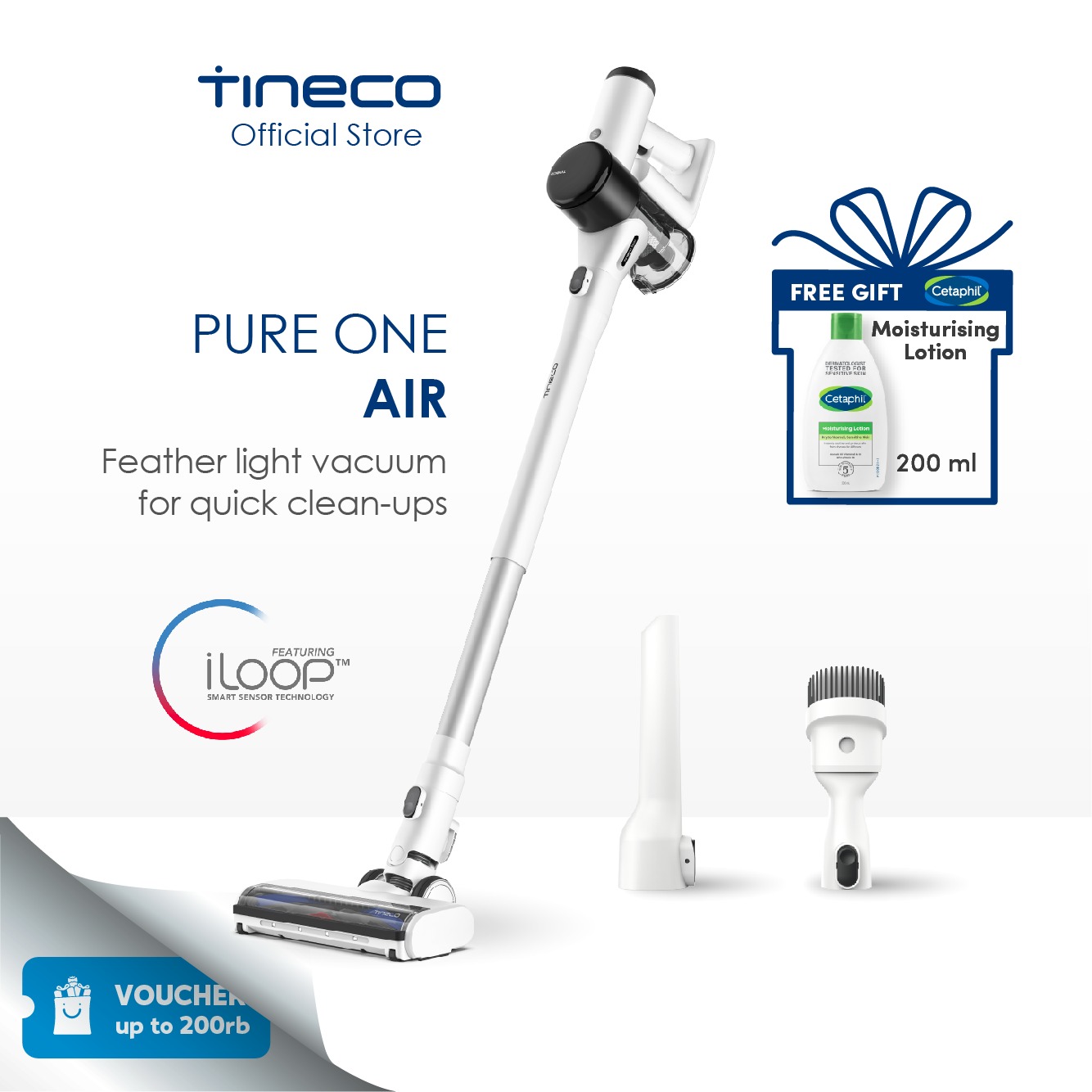 Promo Tineco Pure One Air Cordless Handheld Vacuum Cleaner Vakum Diskon ...