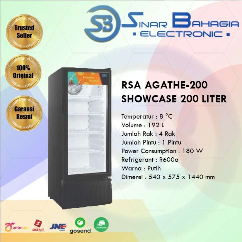 Jual Rsa Agathe-200 Showcase 200 Liter (new) (khusus Bandung) Di Seller ...