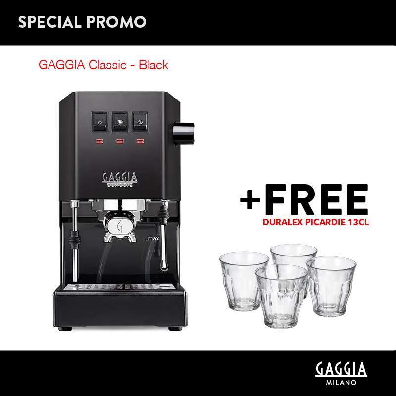 Promo Mesin Kopi Espresso Gaggia Classic Pro Black Mesin Kopi