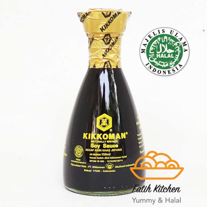 Jual Kikkoman All Purpose Soy Sauce Dispenser Bottle 150 ml Halal di
