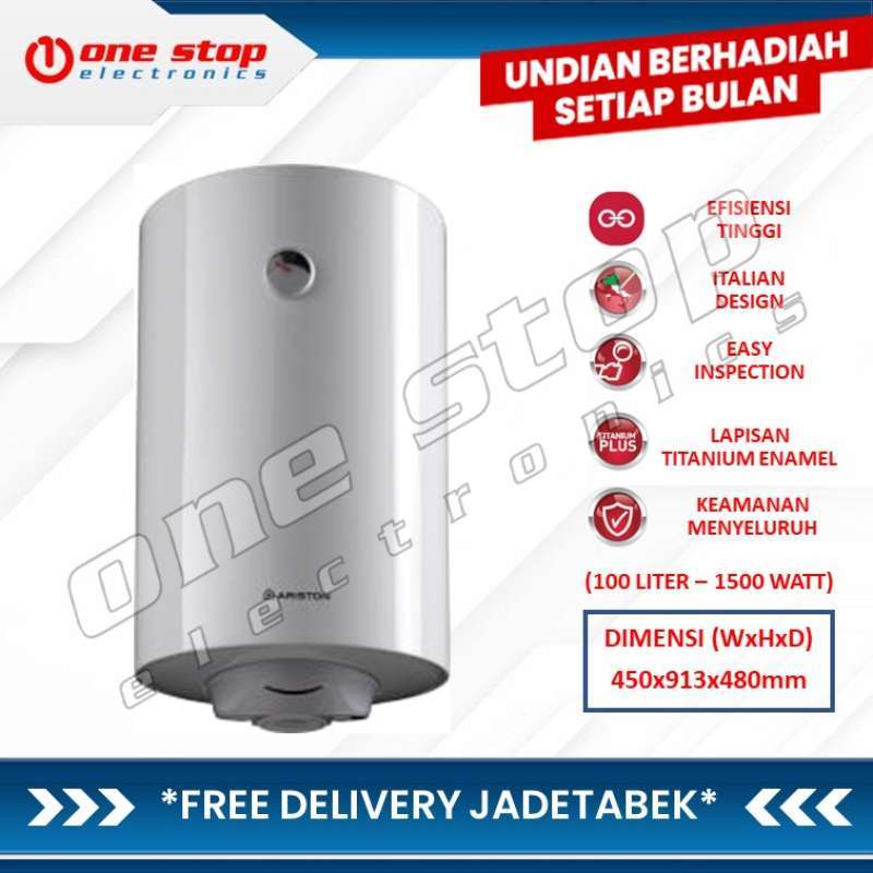 Promo [garansi Resmi] Ariston Pro R100 V 1500 Pemanas Air Listrik 100 ...