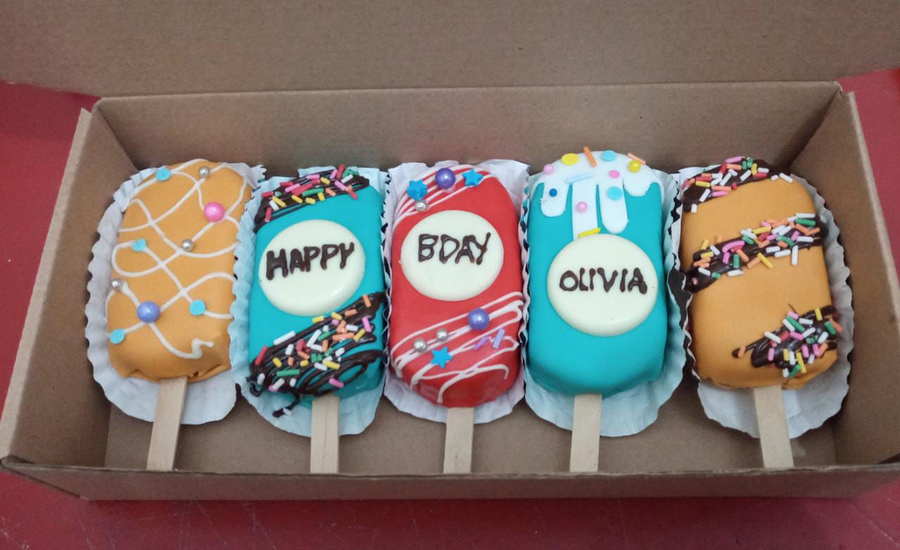 Jual Colorful Birthday Cakesicle Cake Popsicle Ulang Tahun cantik