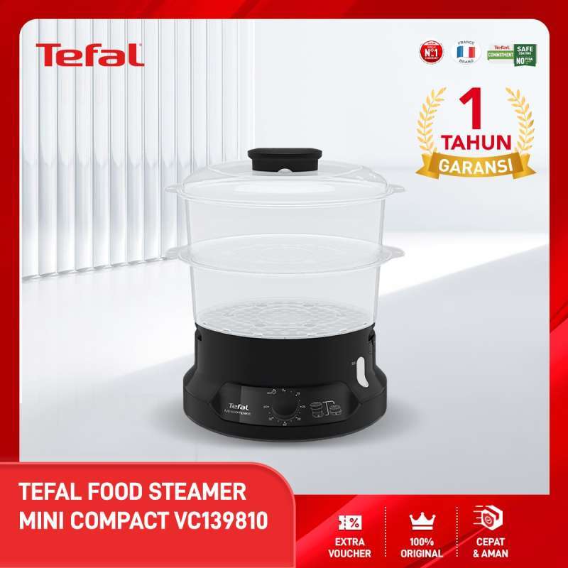 Promo Tefal Food Steamer Mini Compact Vc139810 – Pengukus Kukusan ...