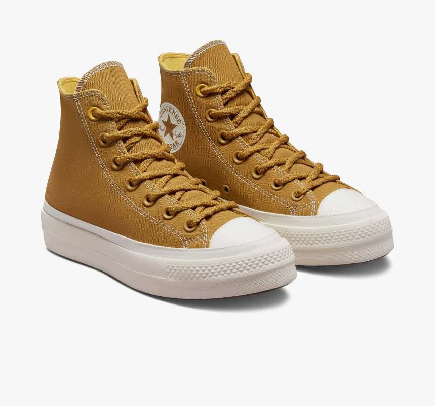 Promo Converse Chuck Taylor All Star Lift Sepatu Sneakers Burnt Honey