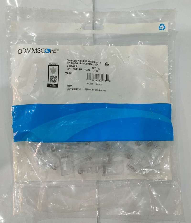 Jual Commscope Rj45 Connector Cat 5 E Original Murah - Harga Diskon Mei ...