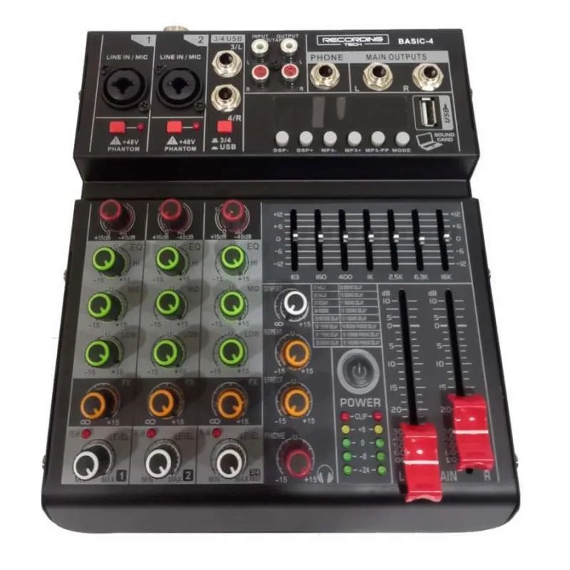 Jual RECORDING TECH BASIC 4 / BASIC4 / BASIC4 Audio Mixer 4 Channel di