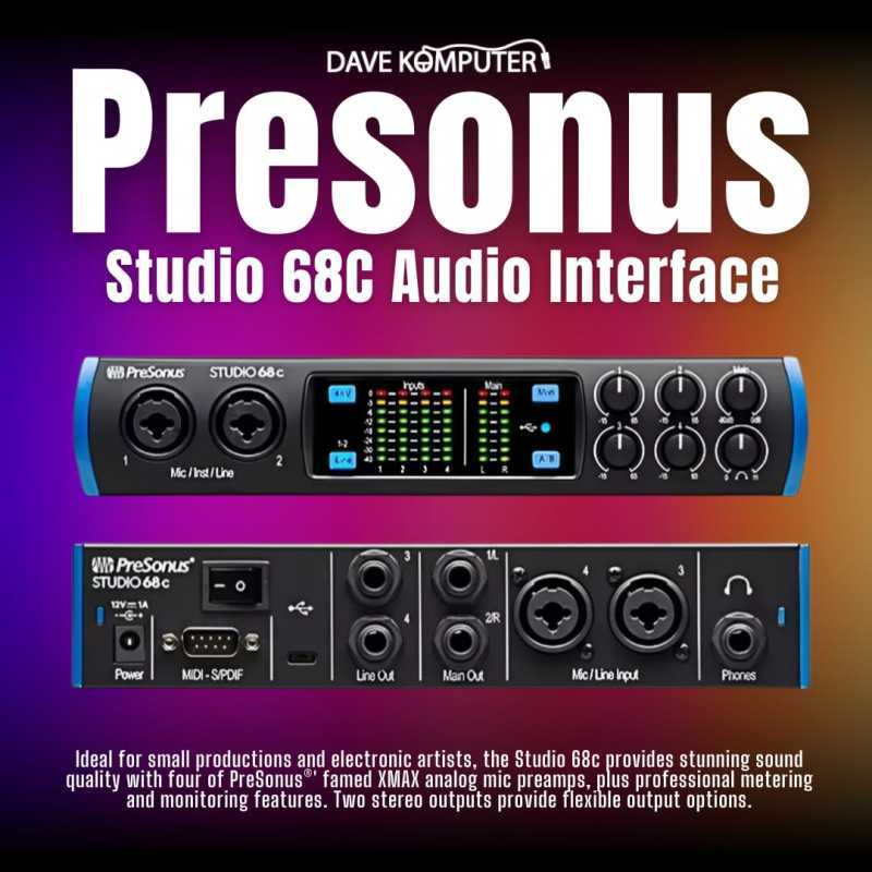 【完動品】PreSonus Studio 68c オーディオインターフェイス 完動品】PreSonus Studio 68c オーディオインターフェイス Studio 68c