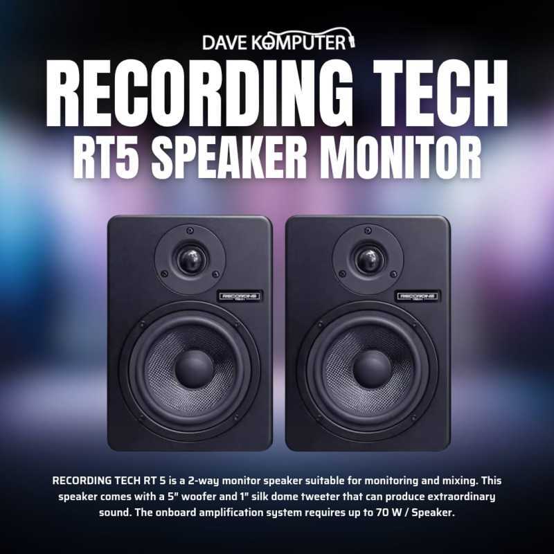 Jual Recording Tech Rt5 Monitor Speaker Di Seller Dave Komputer