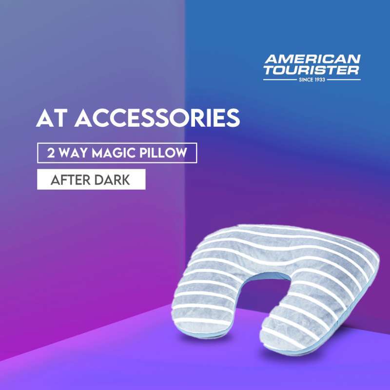 American tourister 2 way magic travel pillow sales