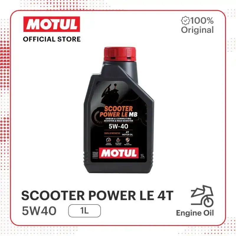 Jual Oli Motor Motul Scooter Power Le 4t 5w40 1l Di Seller Motul