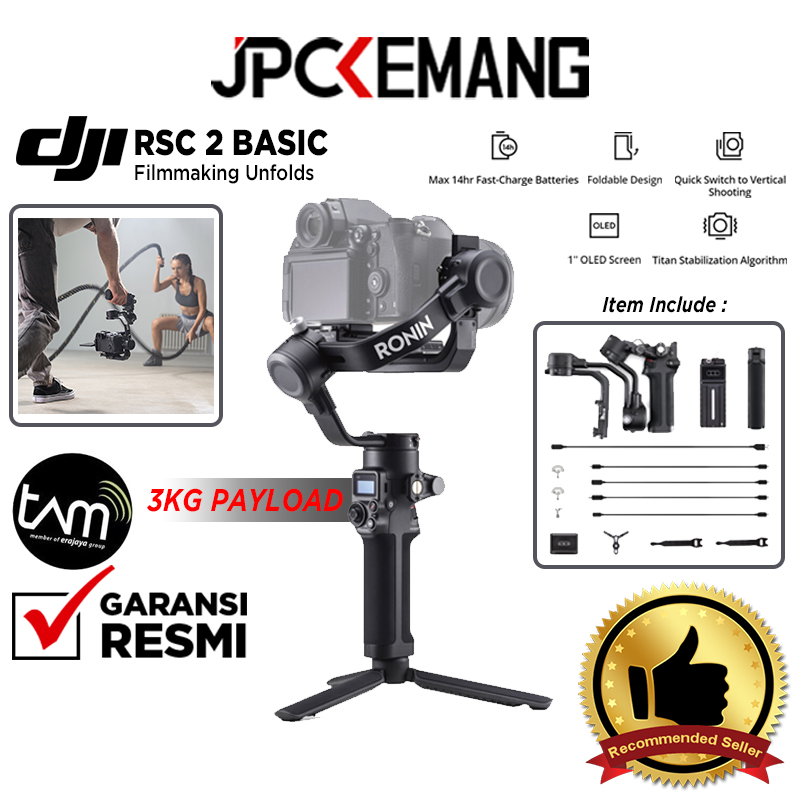 JPC KEMANG DJI Ronin RSC 2 / DJI Ronin SC 2 SC2 Gimbal Stabilizer Kamera  GARANSI RESMI