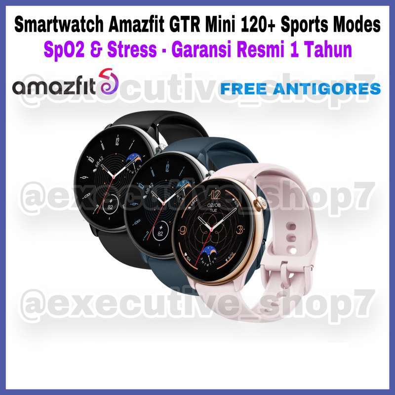 Jual Smartwatch Amazfit Gtr Mini 120 Sports Modes Spo2 Stress Garansi Resmi 1 Tahun Di Seller Executive shop7 Official Store Executive shop7 Kota Pekanbaru Blibli