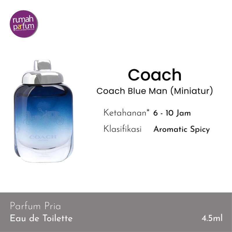 Jual Coach Coach Blue Parfum Man (miniatur) Ml Di Seller Rumah