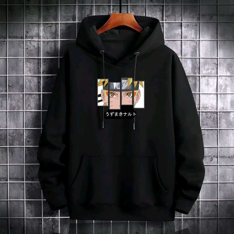 Promo Sale Sweater Hoodie Anime Naruto Jaket Anime Japan Pria Wanita Flecee Tebal Premium