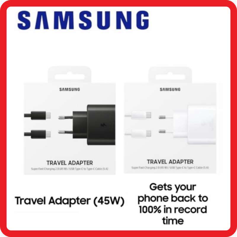 Jual Charger Samsung Super Fast Charging 45w 5a Pd Usb Type C Original
