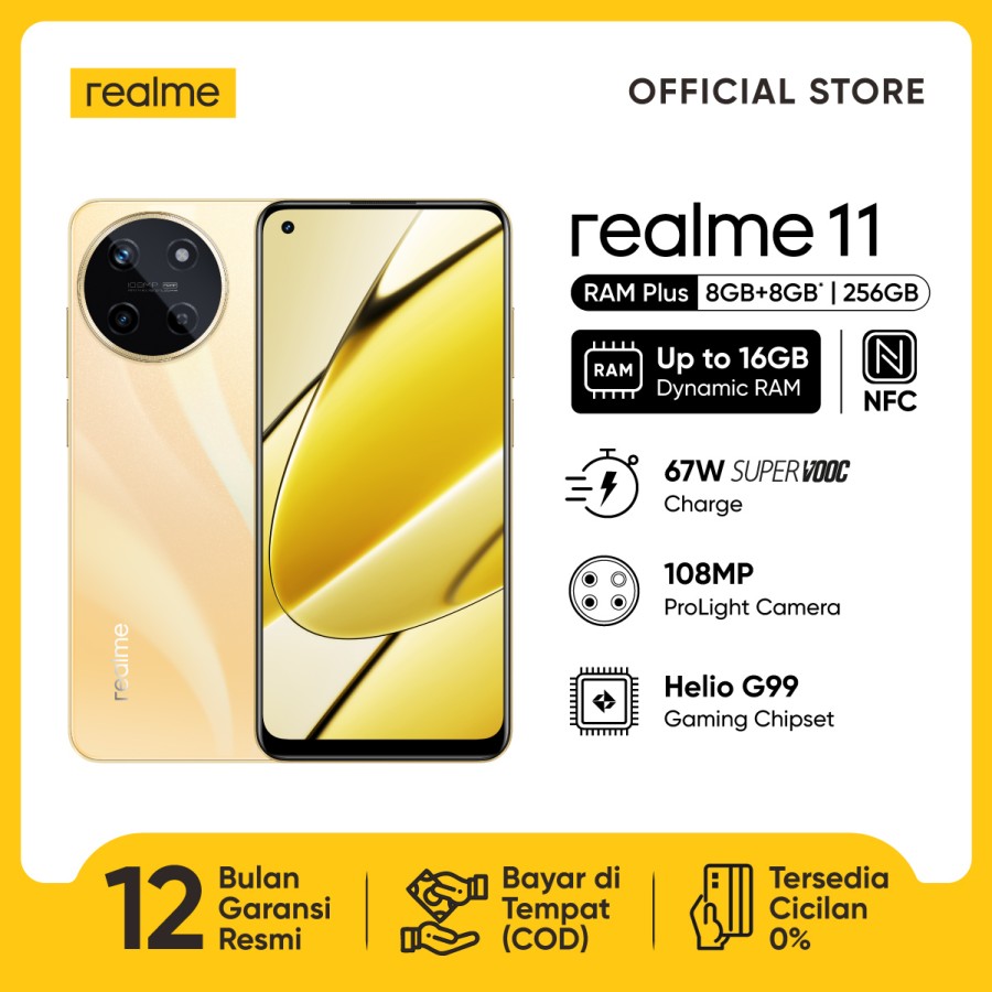 Jual Realme 11 PRO PLUS 5G NFC 12/512GB Garansi Resmi- Ram 12gb 512gb -  Kota Depok - Rr Numero Uno