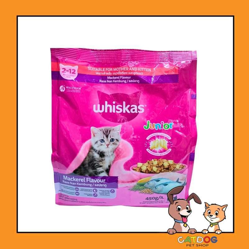 Whiskas junior mackerel outlet