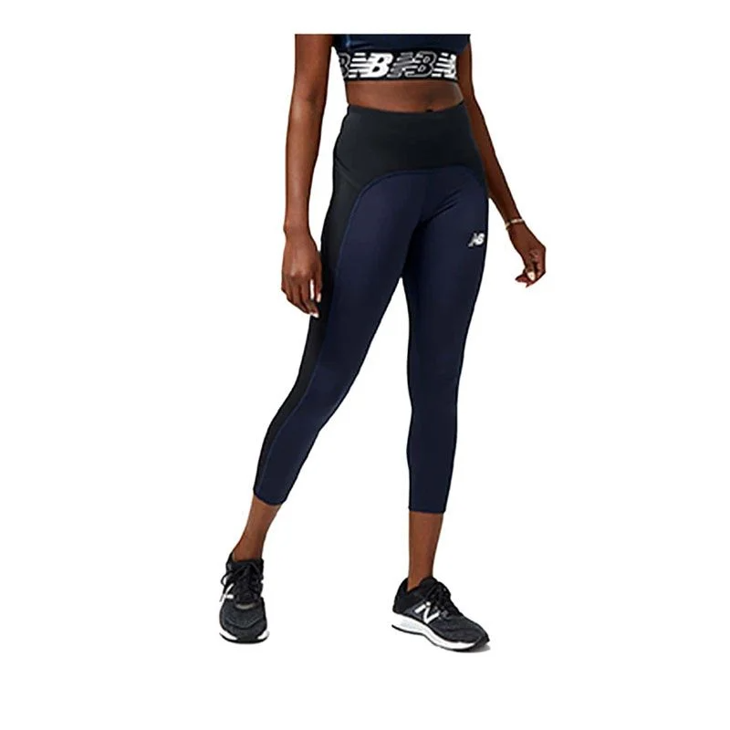 Promo New Balance WoMen Running 5K Revitalize High Rise Crop Tight