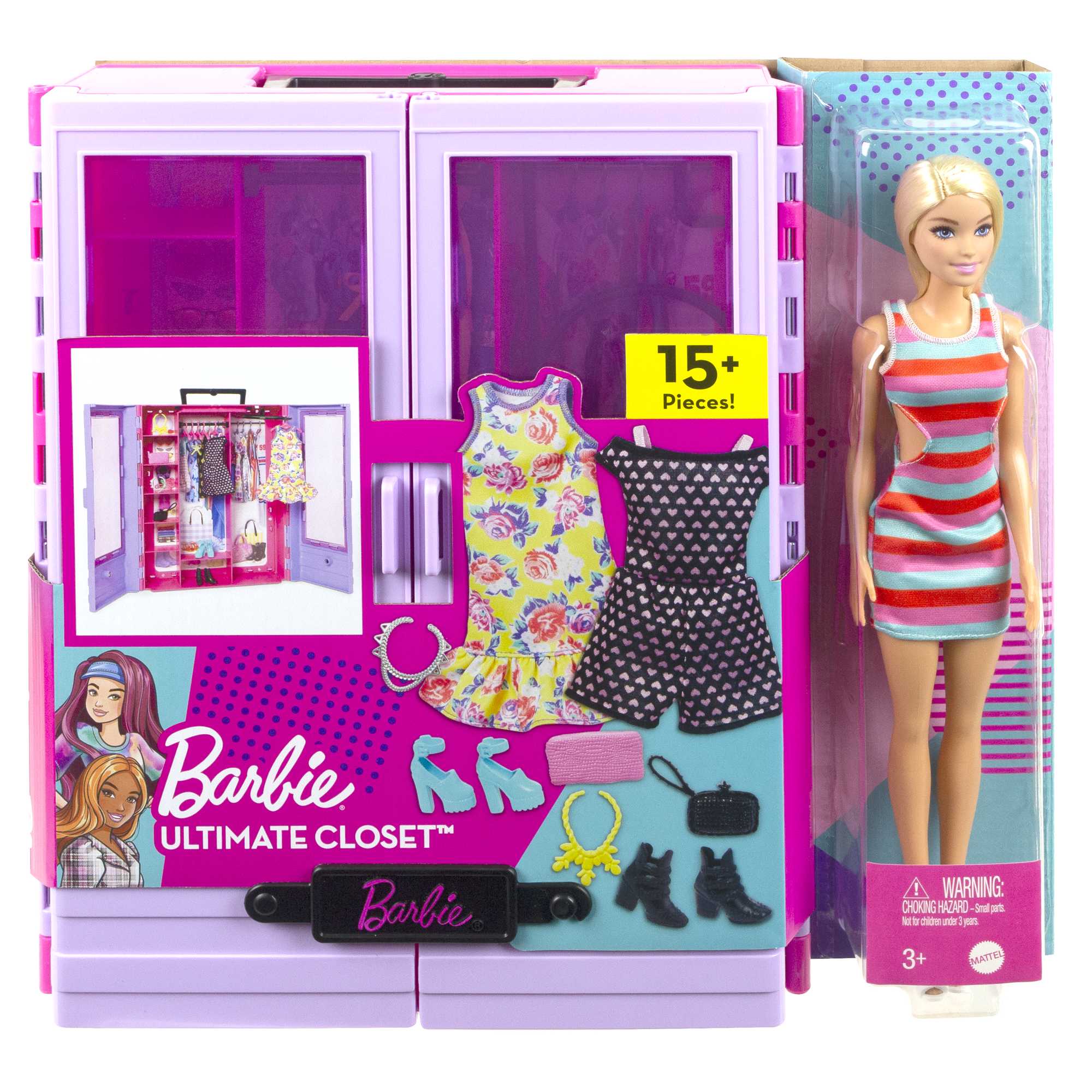 Promo Barbie Fashionistas Ultimate Closet Doll and Accessory HJL66