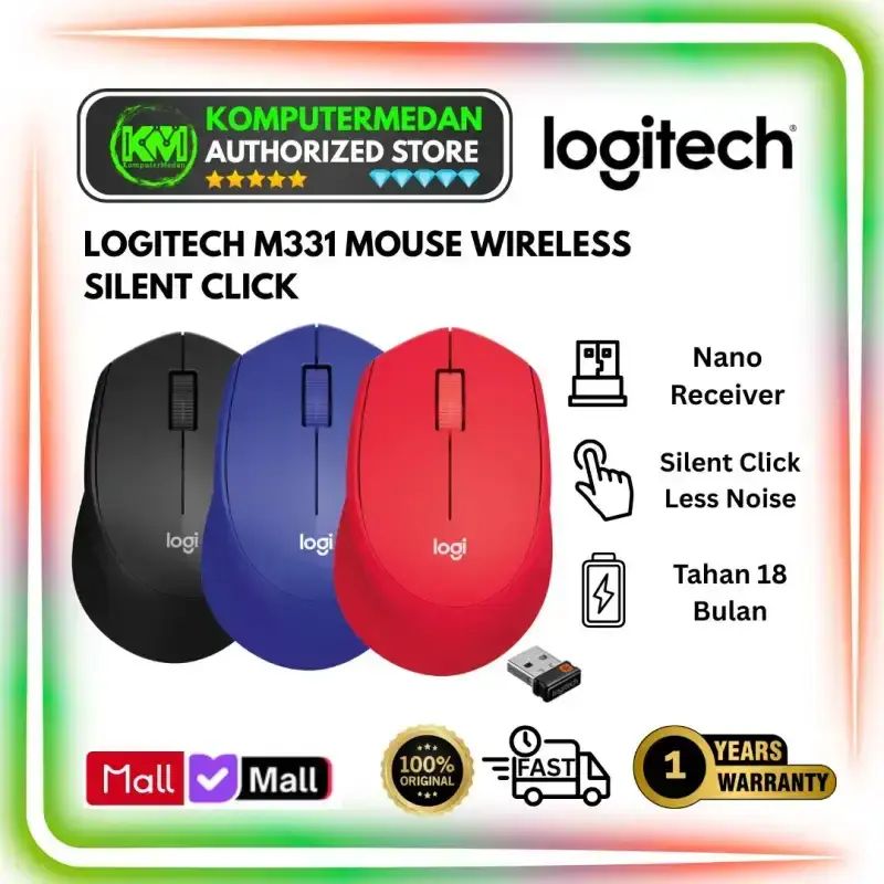 Mouse Logitech M331 🔥 - Harga Terbaru Mei 2026 | Blibli