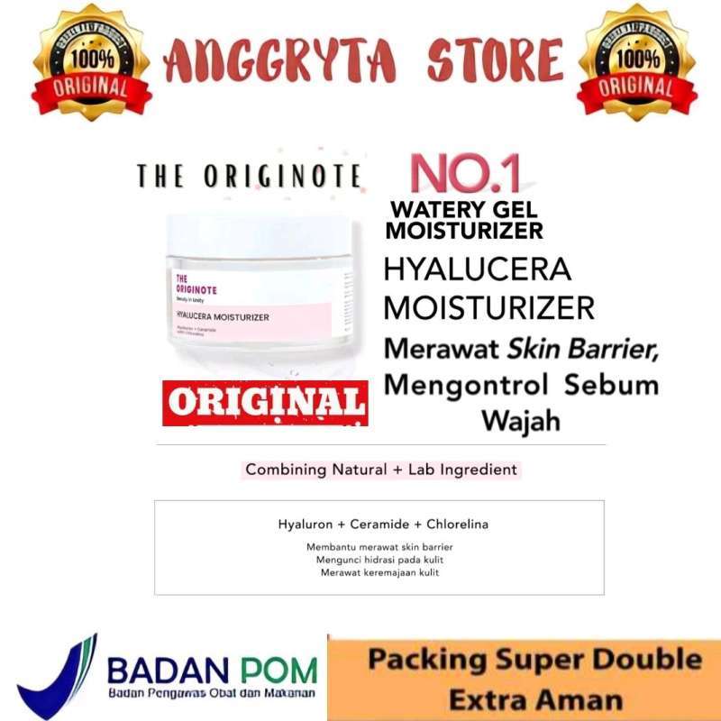 Jual The Originote Hyalureca Moisturizer Gel 50ml Pelembab Wajah Untuk Memperbaiki Skin