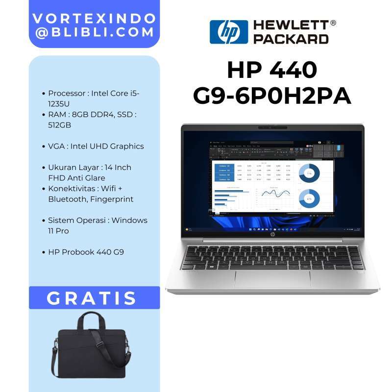 Laptop HP ProBook 440 G9 i5-1235U 8GB 512GB IRIS XE 14