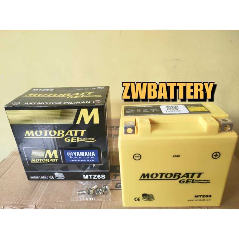 Jual Aki Motor Honda Vario 125, 150 Motobatt Mtz6s 6ah Di Seller Zw