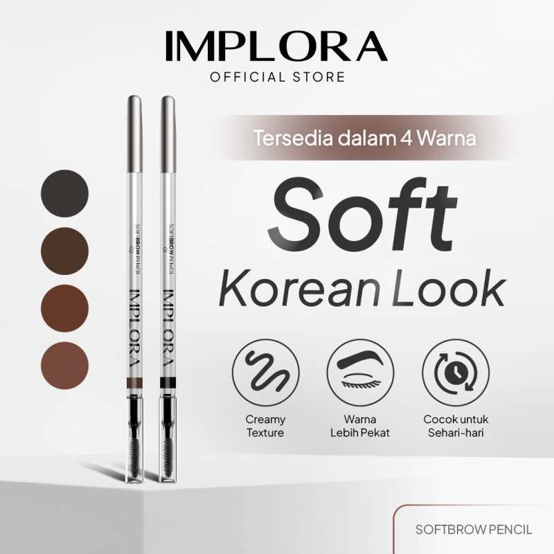 Promo Implora New Softbrow Pensil Diskon 41% Di Seller Implora Cosmetic ...