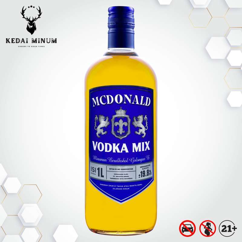 Jual Mc Donald Vodka Mix Absolute 1000 Ml Di Seller Kedai Minum