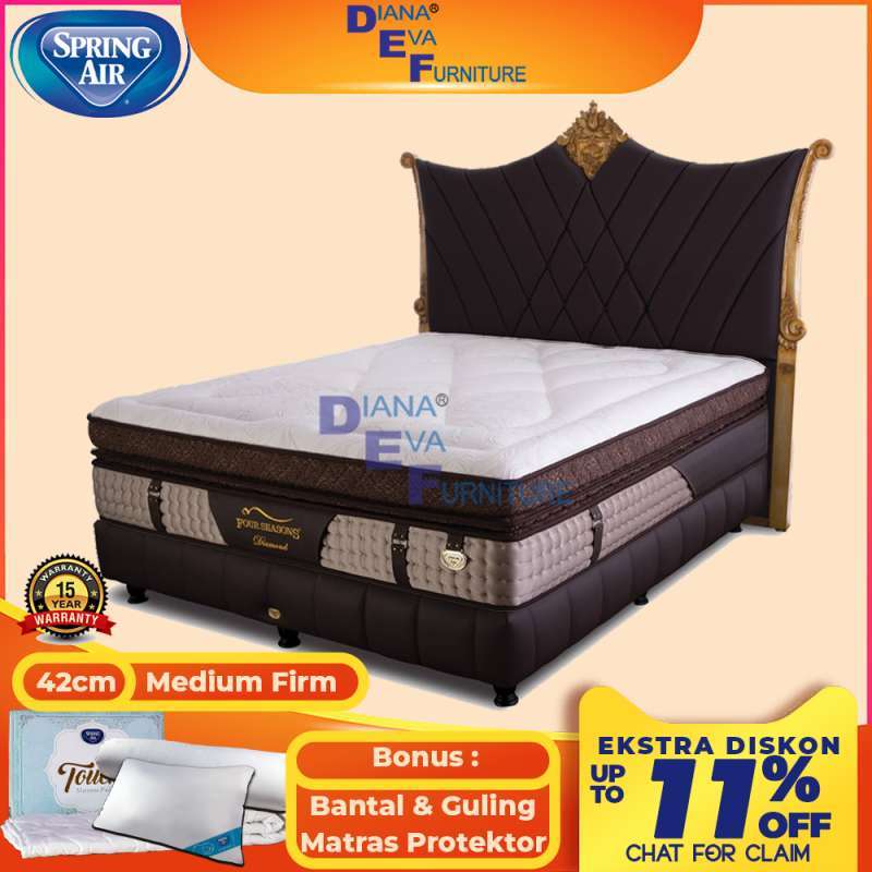 Promo Spring Air Diamond Full Set Nicole Kasur Springbed Diskon 59 di
