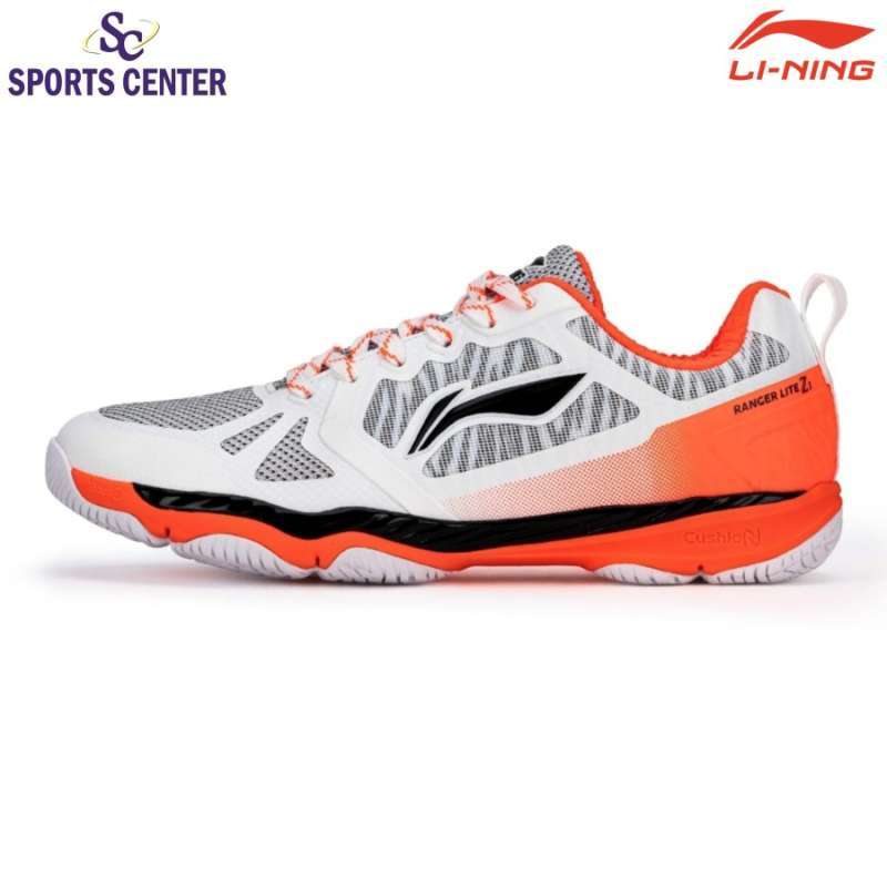 Jual New Sepatu Badminton Lining Ranger Lite Z1 White / Orange 43 Di