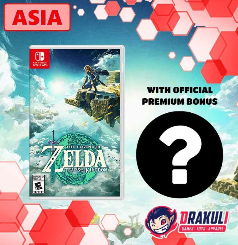 Jual Switch The Legend Of Zelda Tears Of Kingdom + Official Premium
