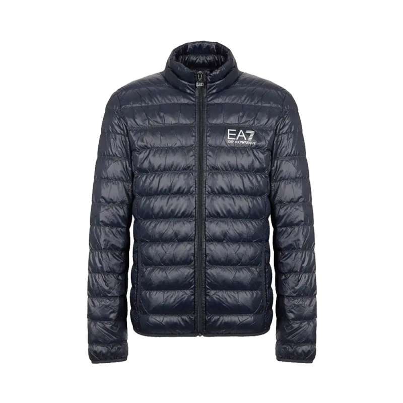 Promo Jaket Winter Ea7 (emporio Armani) Zipped Padded Jacket Blue