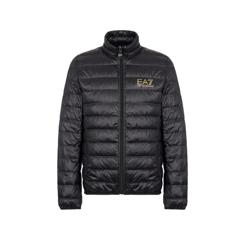 EA7 Emporio Armani Zipped Padded Jacket Black