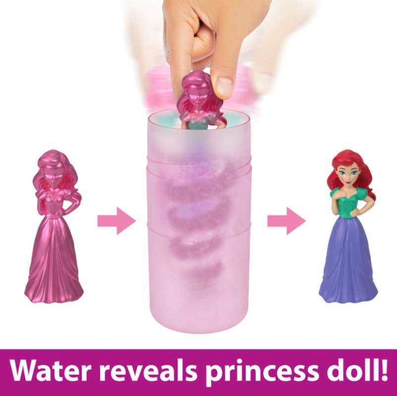 Promo Disney Princess Color Reveal Dolls With 6 Surprises, Friend