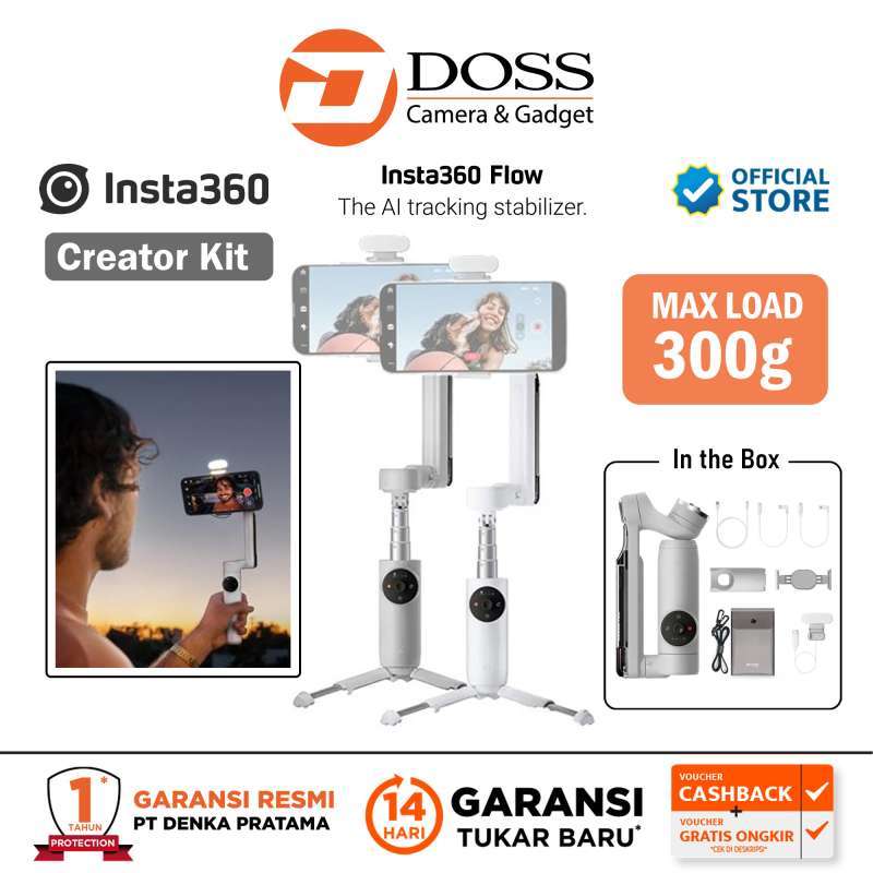 Promo Insta360 Flow Creator Kit Gimbal Stabilizer Smartphone Insta 360 ...