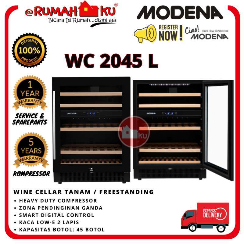 Jual Wine Cellar Modena Wc 2045 L Black Wine Cellar Di Seller Rumahku