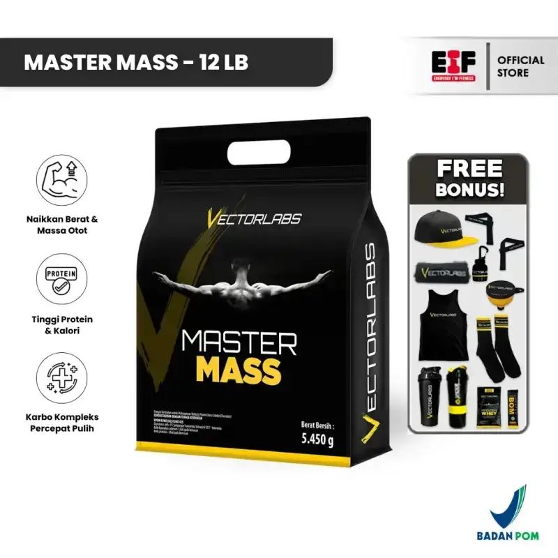 Jual Vectorlabs Master Mass 12 Lbs / 5.45 Kg - Suplemen Fitness Di ...