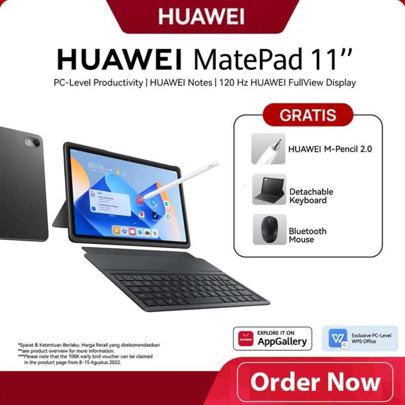 Jual Huawei Matepad 11 2023 Tablet [6+128gb] | Pc-level Productivity ...