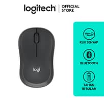 Promo Logitech M240 Mouse Wireless Bluetooth Silent Click Graphite 