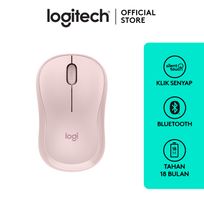Promo Logitech M240 Mouse Wireless Bluetooth Silent Click Off Rose 