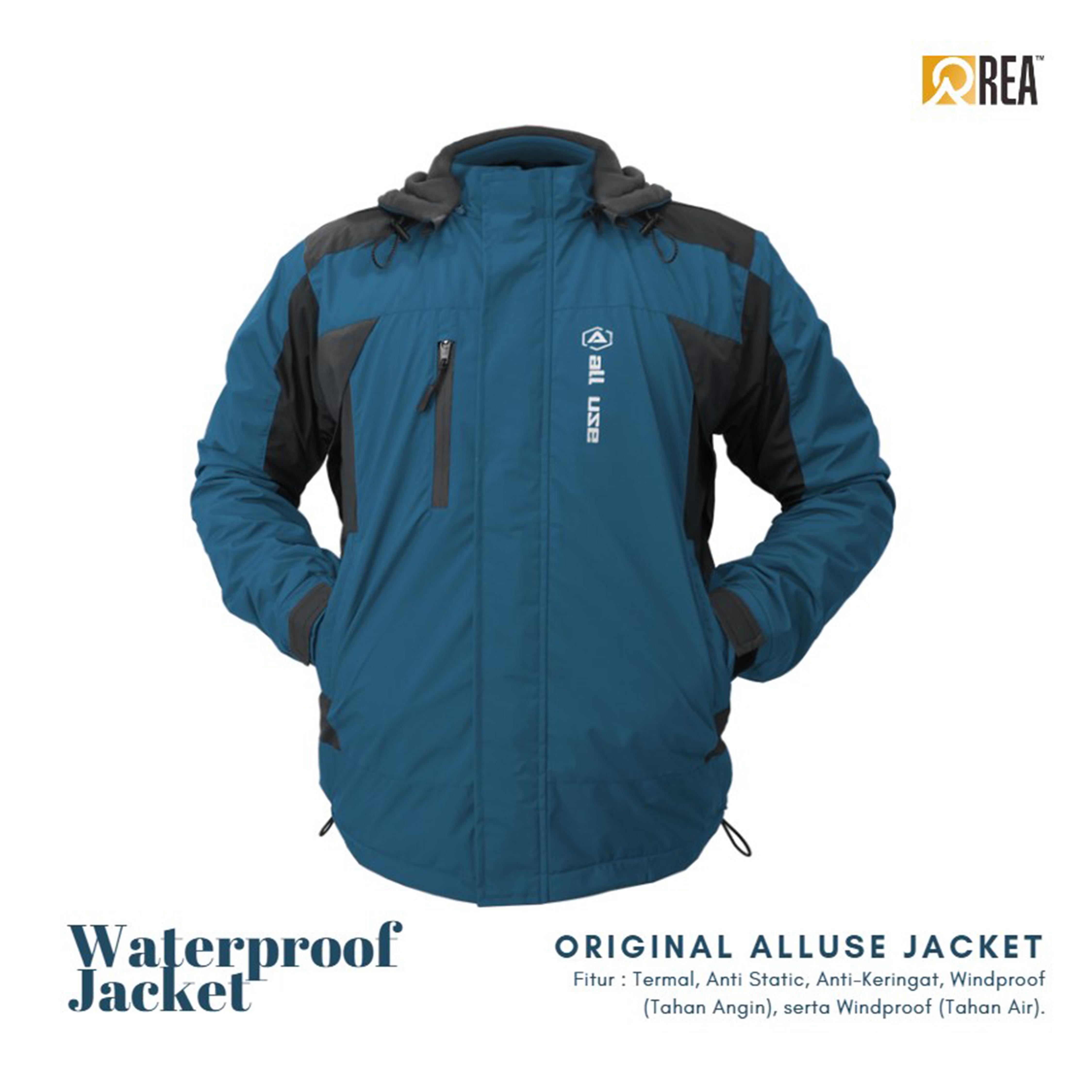 Jaket Gunung Pria Waterproof Anti Air Taslan Jaket Outdoor