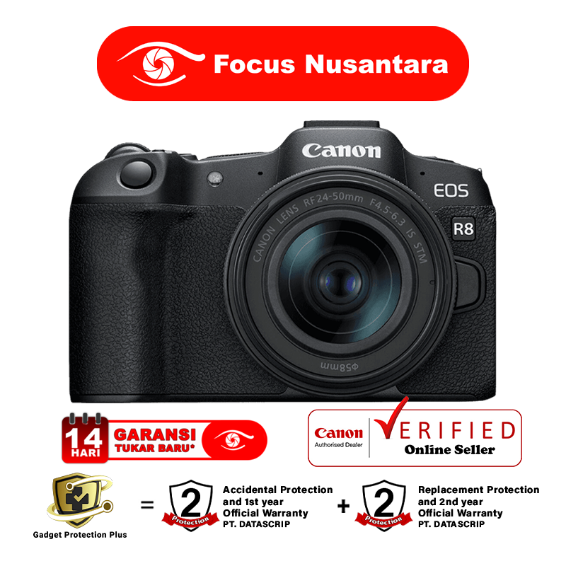 Promo Canon Eos R8 Body Only / Eos R 8 Kit 24-50mm Kamera Mirrorless ...
