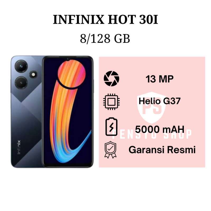Jual Infinix Hot 30i 8/128 Gb Garansi Resmi - Glacier Blue Di Seller ...