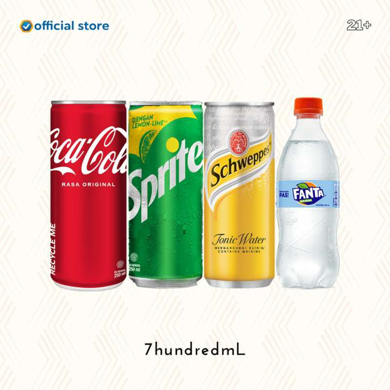 Jual Coca Cola/ Coke/ Sprite/ Fanta Soda Water/ Schweppes Tonic Water