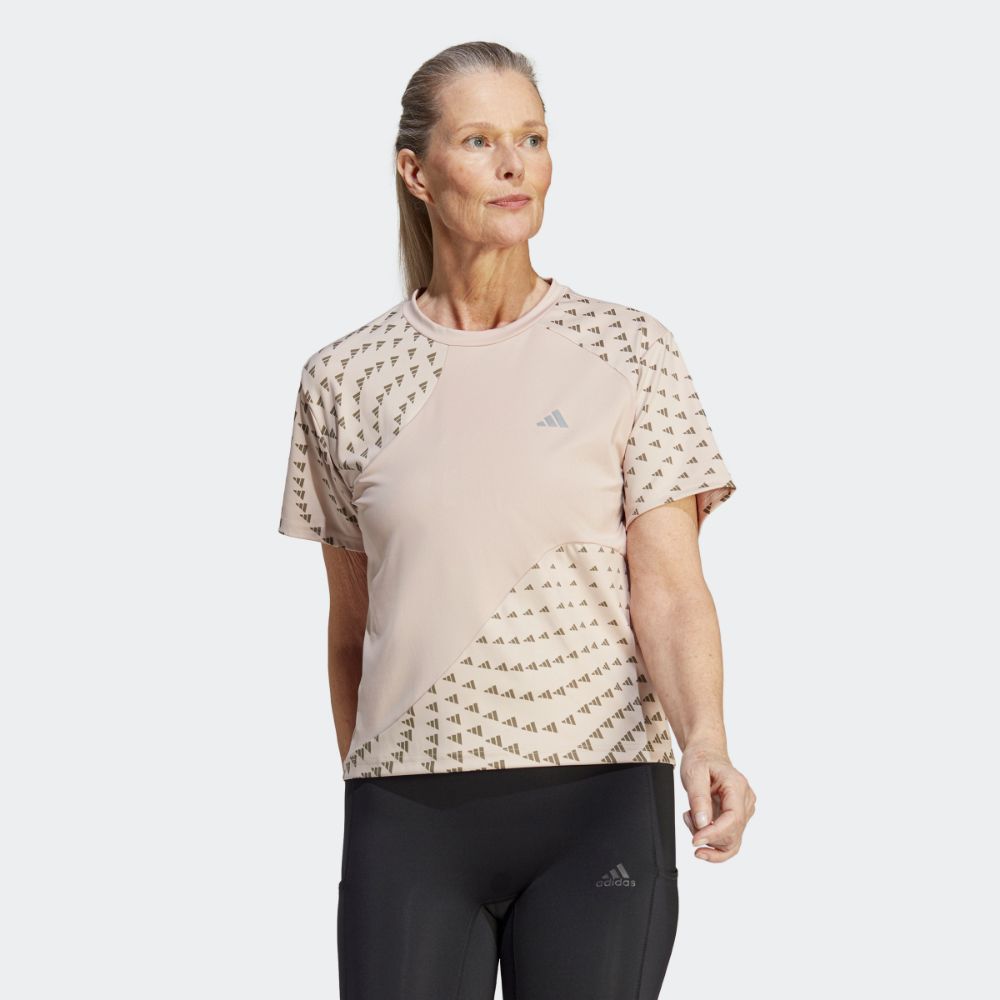 Jual adidas Women Running TShirt Run It Brand Love Baju Lari Wanita