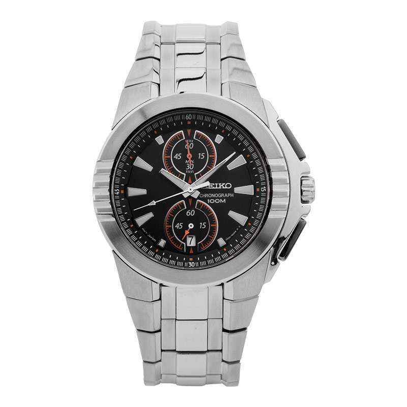 Jam tangan seiko chronograph 100m best sale