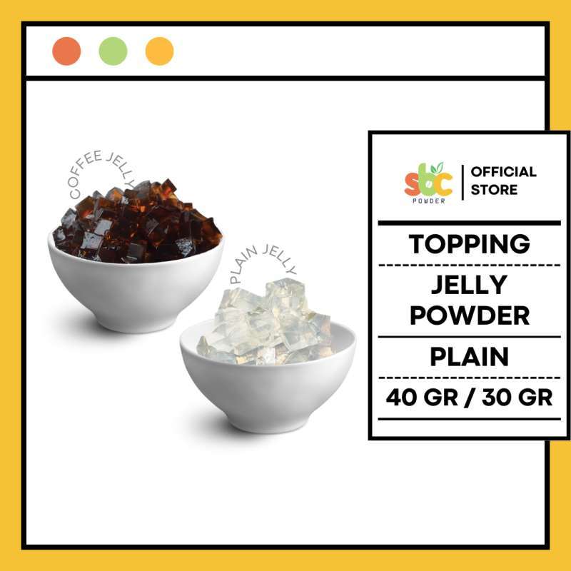 Jual Bubuk Topping Coffee Jelly 40 gram / Agaragar / Rasa Kopi